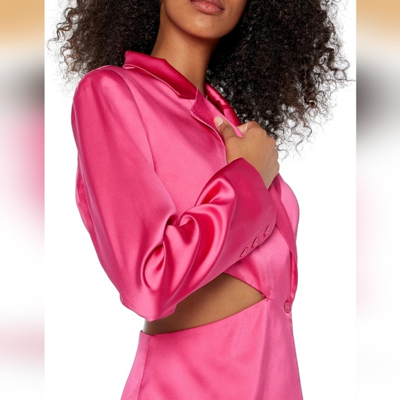 Porsha Williams x The Drop Women's Back Cutout Waist Blazer - Picture 2 of 7